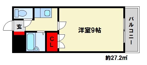 ロイヤルハイツ春日 101号室 間取り