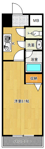 ヒルズ川端 間取り