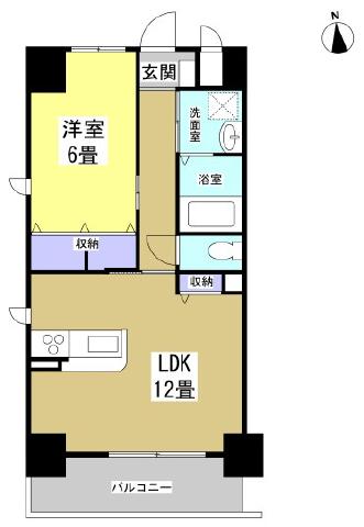 ホワイトアパートメント 602号室 間取り