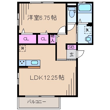 プロスペラル橘 間取り
