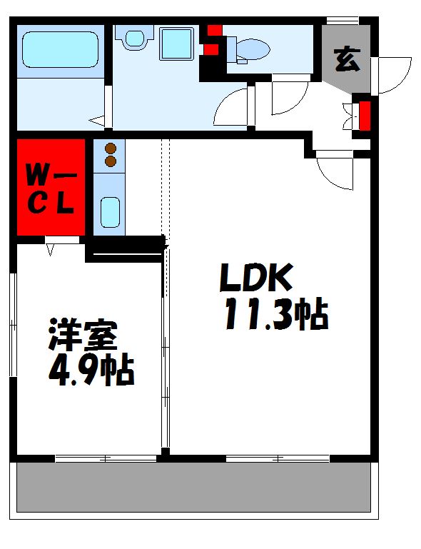 ステラ美咲 301号室 間取り