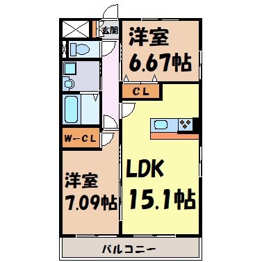 ＧＲＡＮＤＵＫＥ鶴舞 間取り