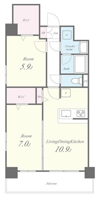 ベレッツァ文京 間取り図
