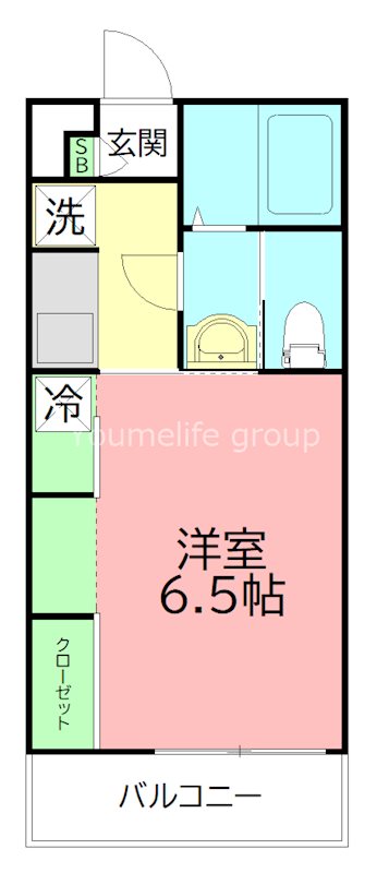 旭ハイム 105号室 間取り