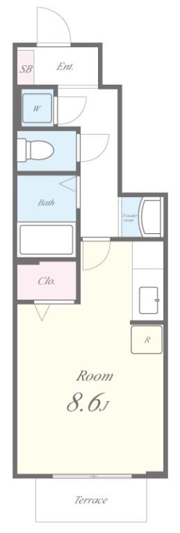 ツインスターヴィラ 間取り図
