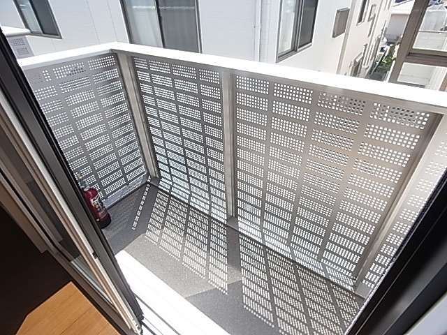 プレジールヤストシ ベランダ