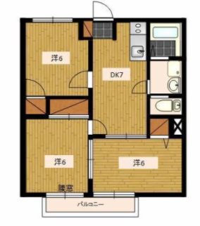 シティハイツマロン 間取り図