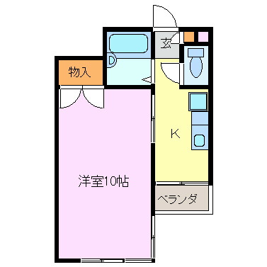 サワータウン白山 間取り図