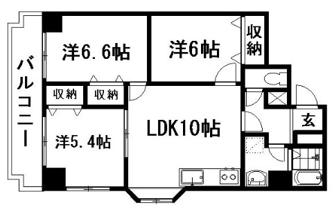 アルテッツァ紺屋町 802号室 間取り