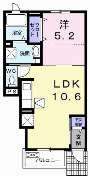 アリエス・コーポ 間取り図