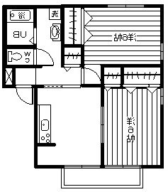 ステラーハウスⅢ　A 間取り