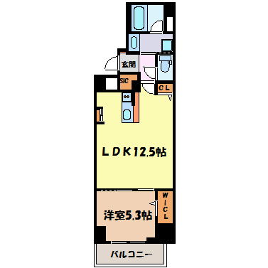 RESIDENCE　TACHIBANA 間取り図