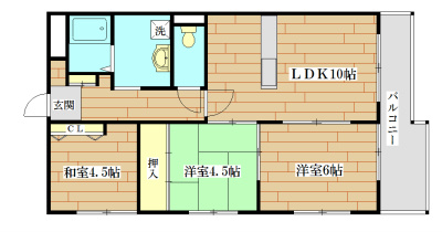 サンパティオ　A棟 間取り
