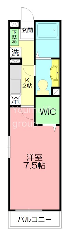 ダイワハウス 205号室 間取り