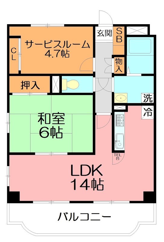 グランドゥール安藤 間取り