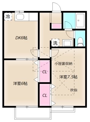 グリーンテラス 間取り図