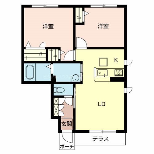 ラポール新野辺 間取り図