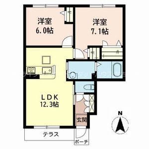ラポール新野辺 間取り図
