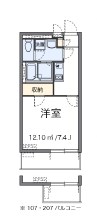 ＴＡＴＥＩＳＨＩ 105号室 間取り