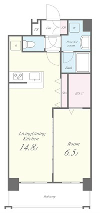 ベレッツァ文京 間取り図