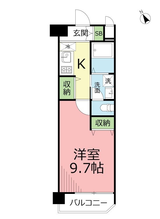 横浜元町ガーデン16 305号室 間取り