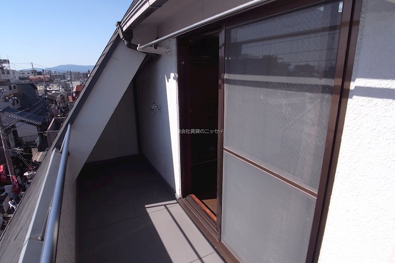 コーポならまち ベランダ