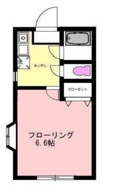 パチェラハウス  101号室 間取り