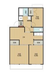 ベルハイツ高嶺 101号室 間取り