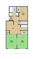 ベルハイツ高嶺 206号室 間取り