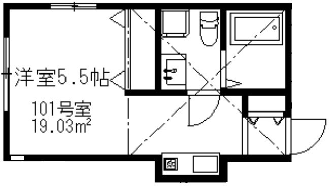 アーバンコート二俣川B棟 間取り図