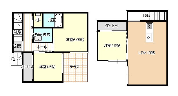 ユニキューブ南本堀 間取り