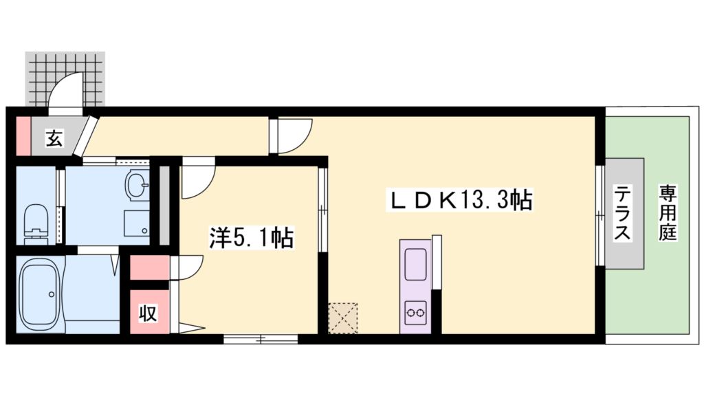 エンカーサ加古川駅北 間取り図