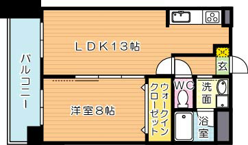 童子丸第10晴和ビル　 間取り