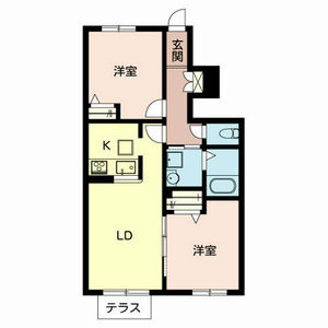 エンカーサ宝殿　B棟 間取り図