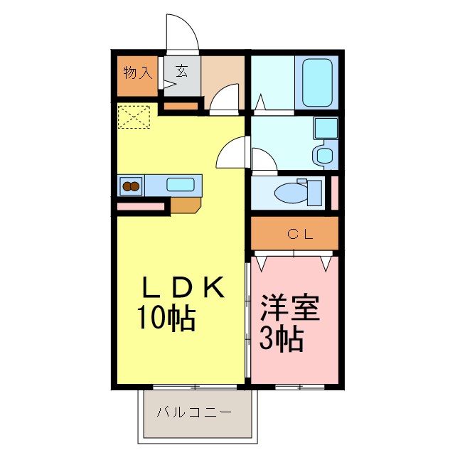 風見鶏 間取り図
