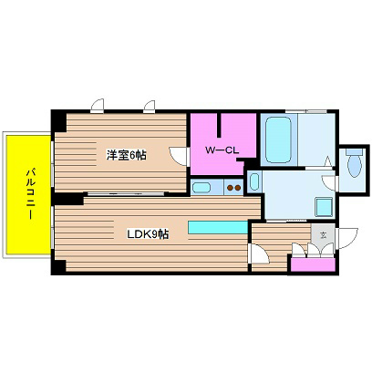 アクア阿波座 間取り