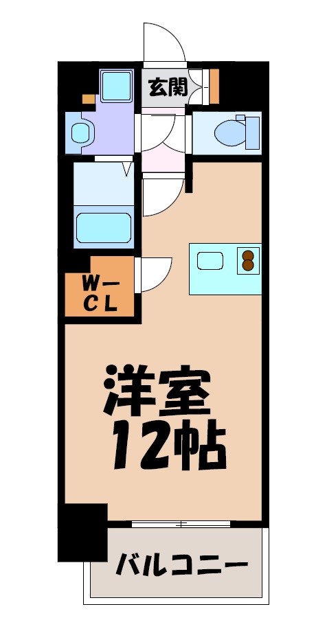 プレサンスジェネ千種内山 間取り図