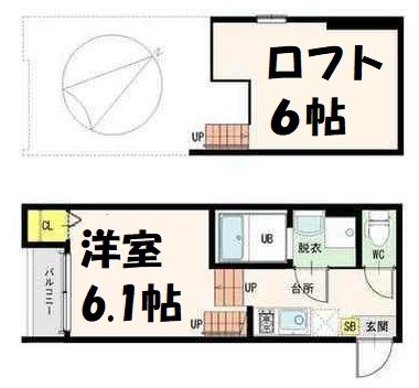 Y's stage吹上 間取り