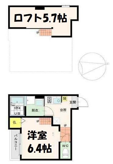 Cathbharr車道 間取り図