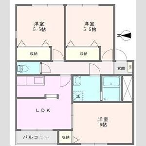 ファンタジーＡ 204号室 間取り