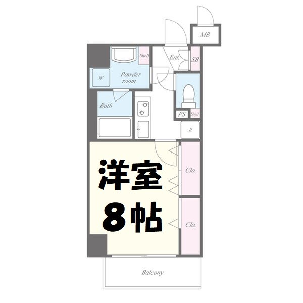 グリーンコート亀島 間取り図