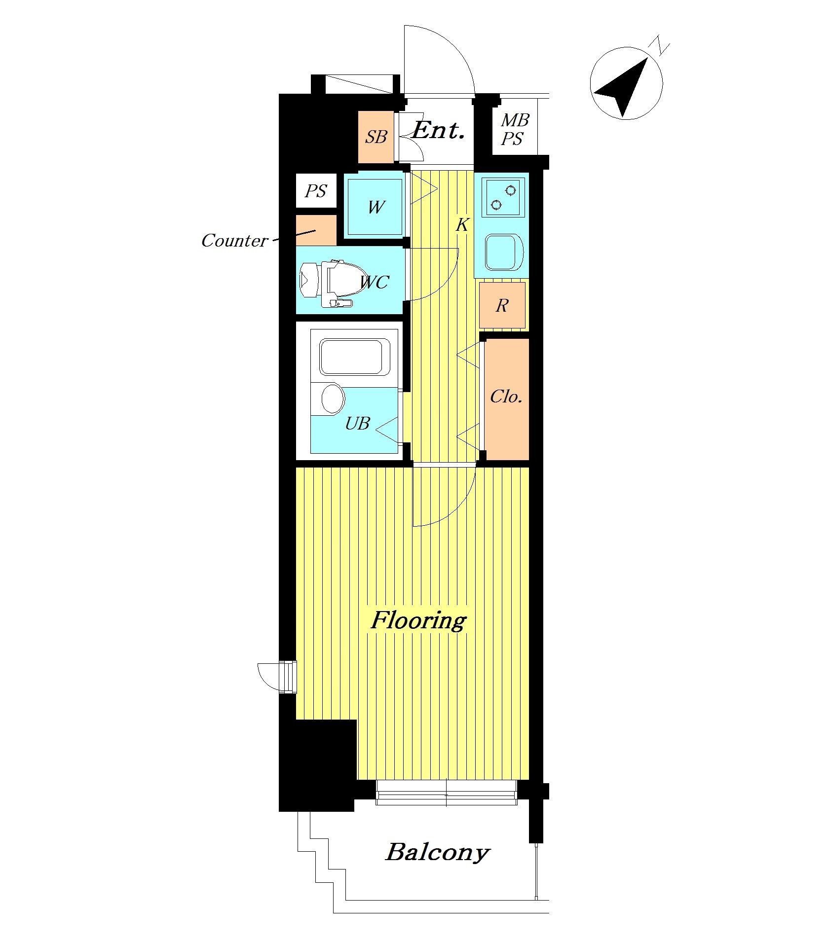 間取り パークウェルツインズ戸越銀座壱番館 間取り図