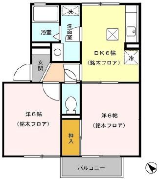 イースト・ヒルズ蒼久保Ａ棟 間取り