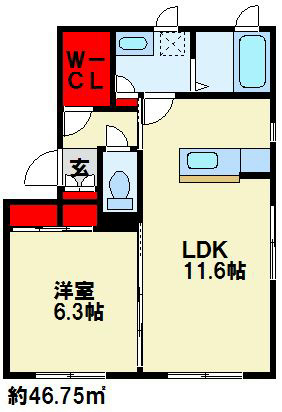 REPOS片野 間取り図