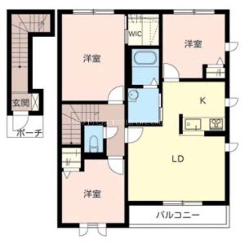 パルテール・加古川　Ａ棟 間取り図