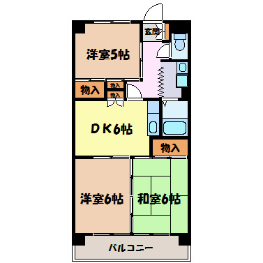 サンマンションチェリー 間取り図