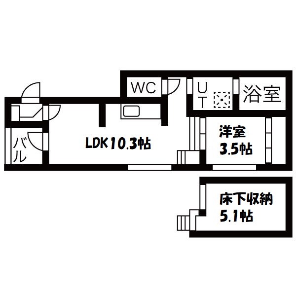 L.etoile川名 間取り図