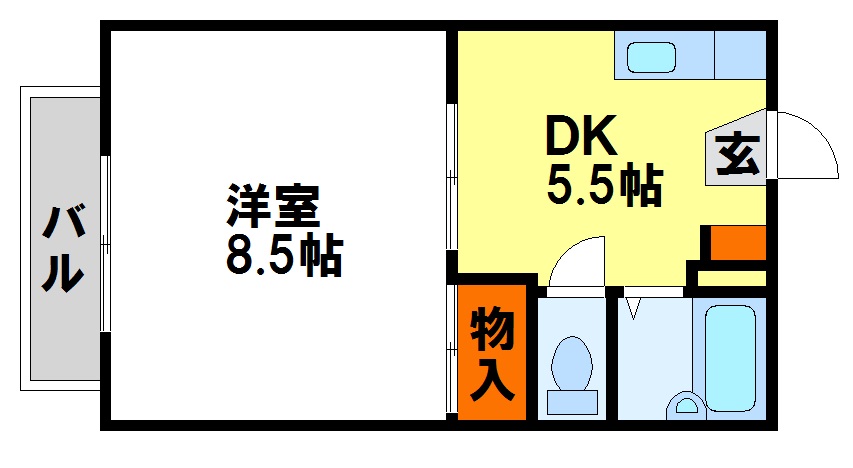 アクセス朝倉 間取り