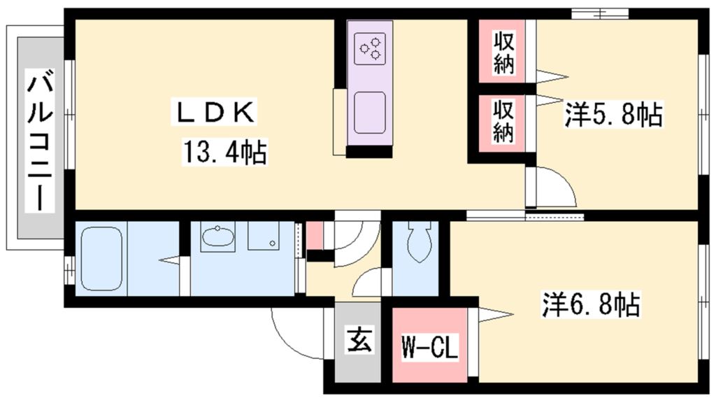 シャーメゾンイケダ 間取り図