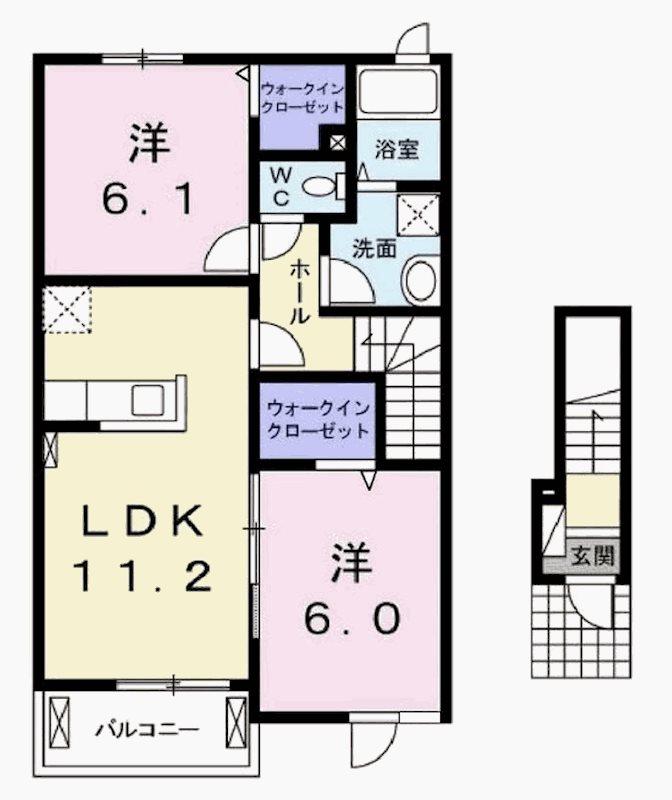 サンクスＳ 間取り図